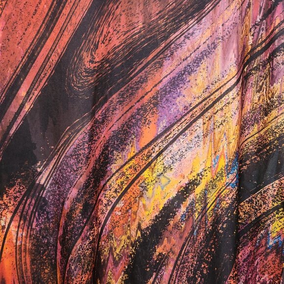 Lily by Firmiana Multicolor Painting Tunic Top Plus Size 2XL New - Picture 2 of 5